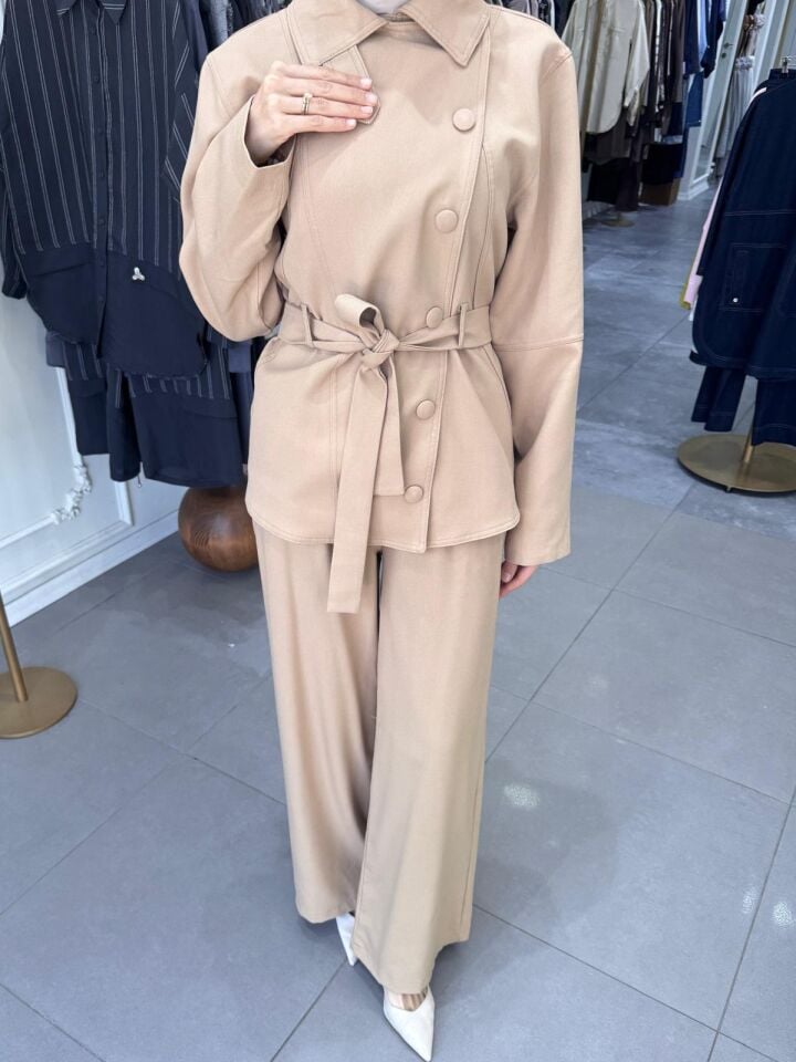 ÇITÇIT DETAYLI CEKET PANTOLONLU TAKIM