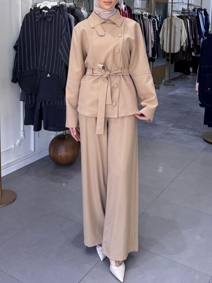 ÇITÇIT DETAYLI CEKET PANTOLONLU TAKIM