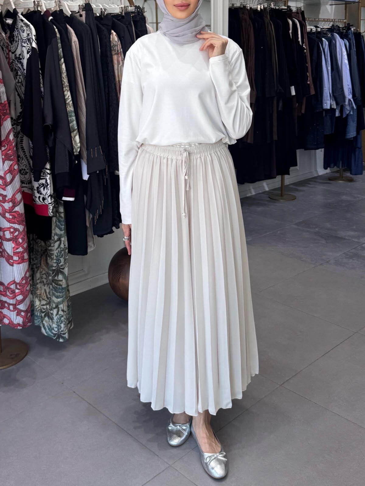 VENÜS PLİSE PANTOLON TAŞ