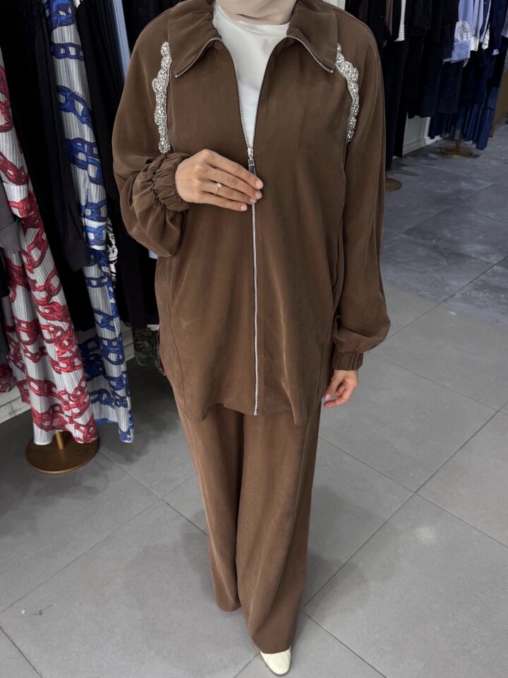 SİGNORA TAKIM KAHVERENGİ