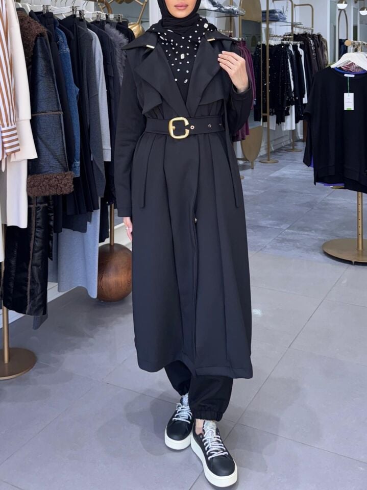 INVERNO SCUBA TRENÇKOT SİYAH