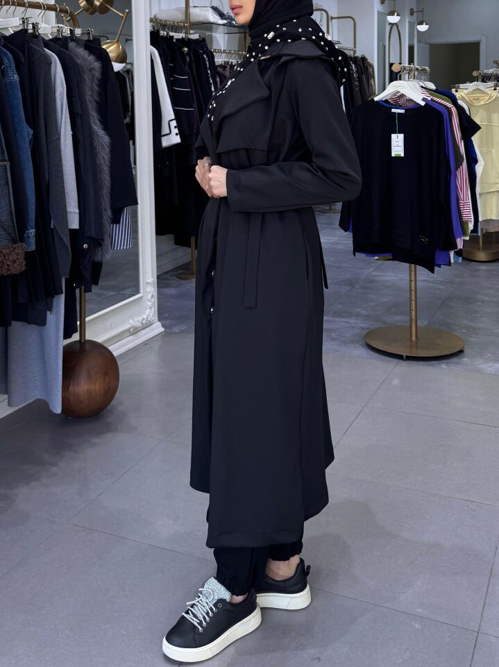 INVERNO SCUBA TRENÇKOT SİYAH