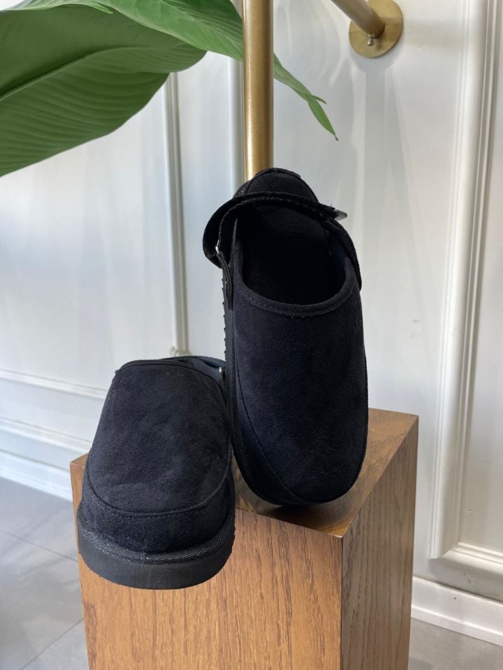 ARKA BANTLI TERLİK SİYAH