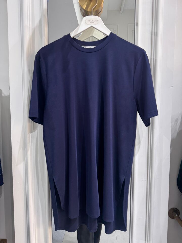 TİRİL KISA KOLLU LACİVERT