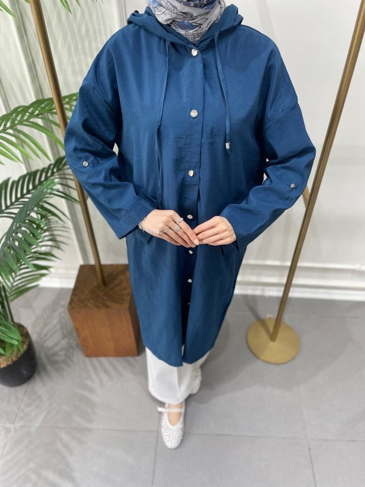 GÜMÜŞ ÇITÇIT DETAYŞI KAP LACİVERT