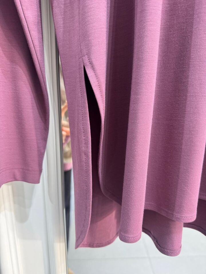 TİRİL UZUN KOLLU TİŞÖRT GÜL KURUSU