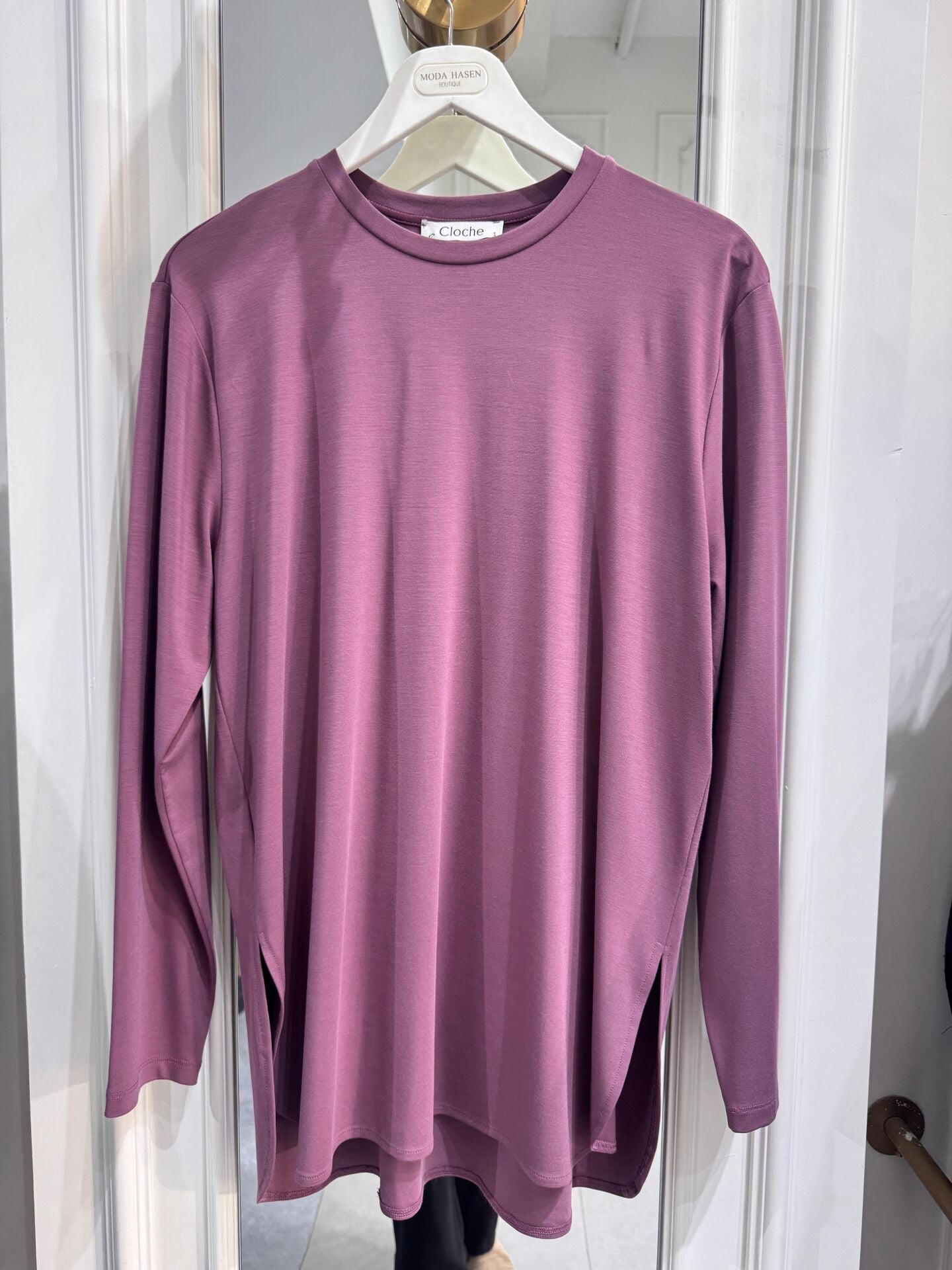 TİRİL UZUN KOLLU TİŞÖRT GÜL KURUSU