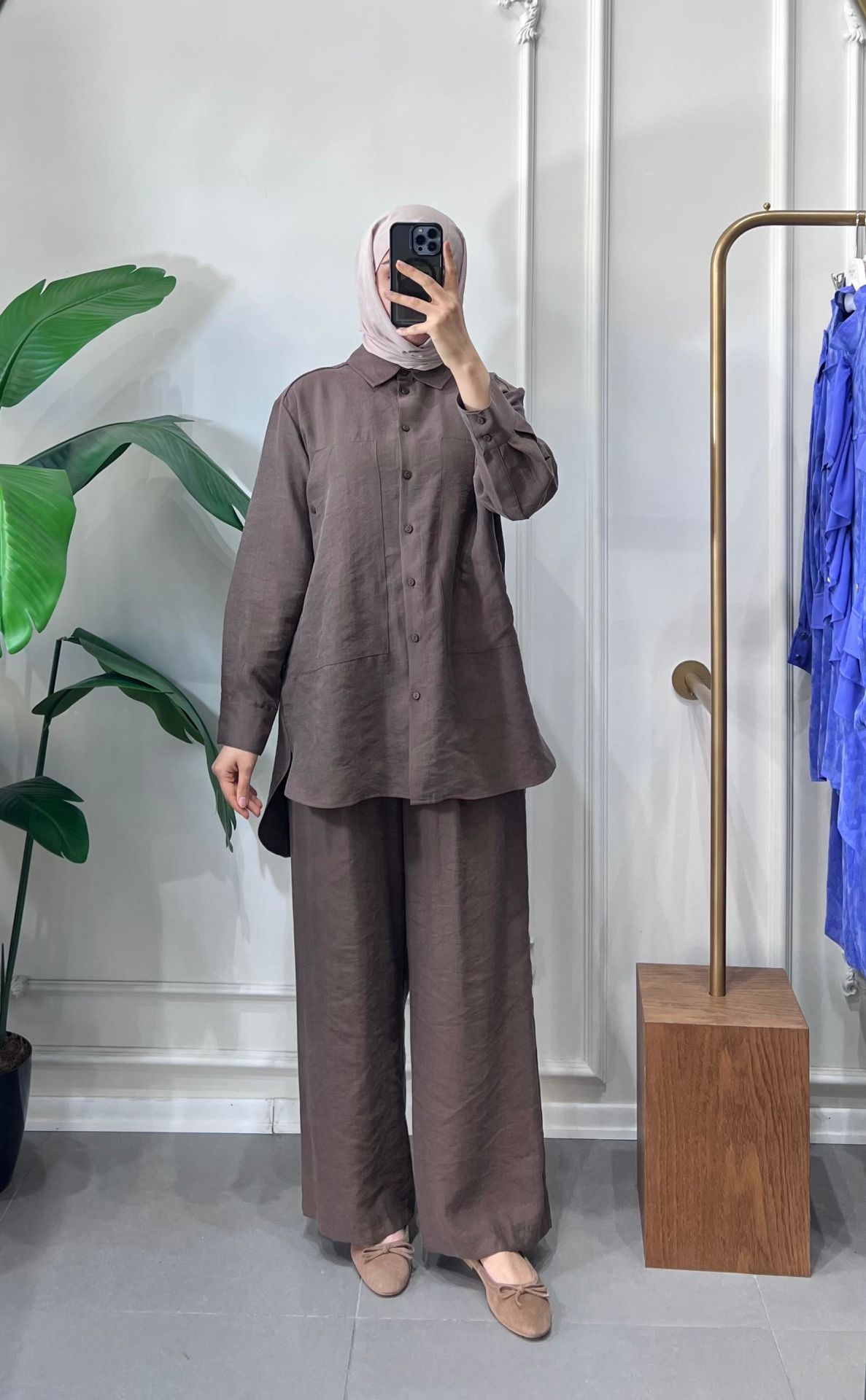 HERA PANTOLON KAHVE