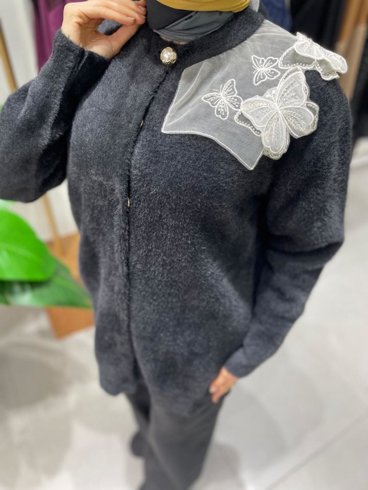 SPECİALE ANGORA HIRKA SİYAH