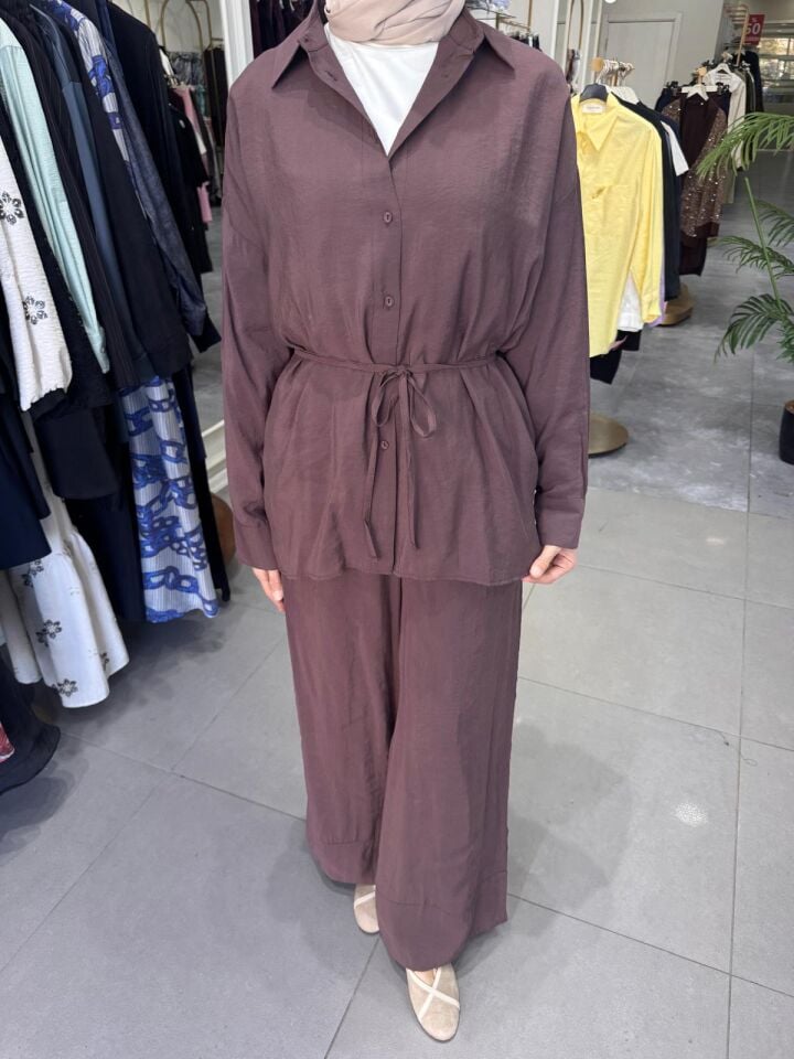 PAÇASI KATLAMA DETAYLI TAKIM KAHVE