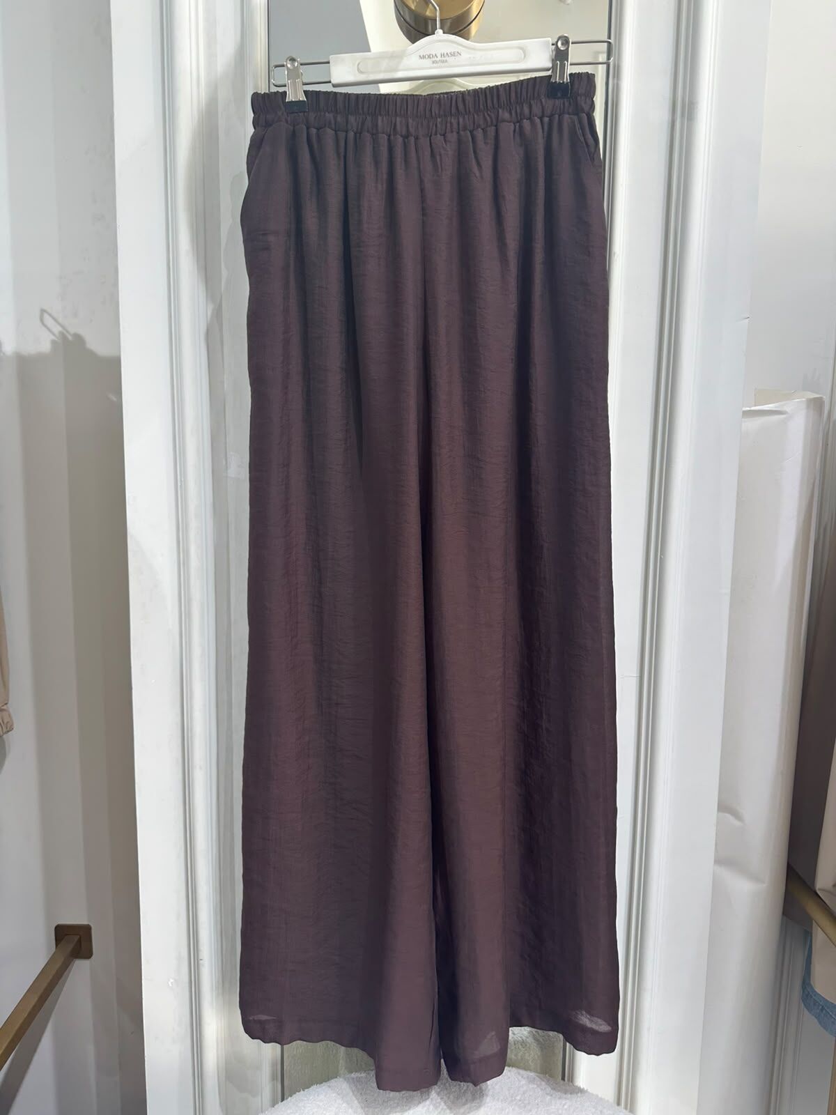 BOL PAÇA NİL PANTOLON KAHVE