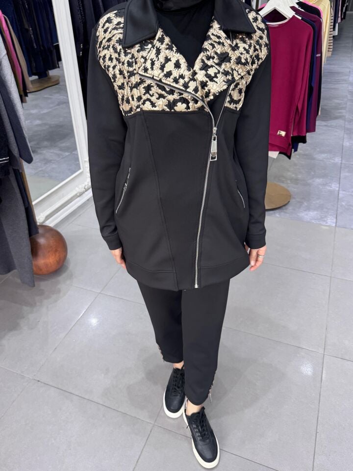 JAKAR GARNİ SCUBA BIKER TAKIM SİYAH