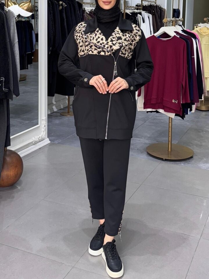 JAKAR GARNİ SCUBA BIKER TAKIM SİYAH