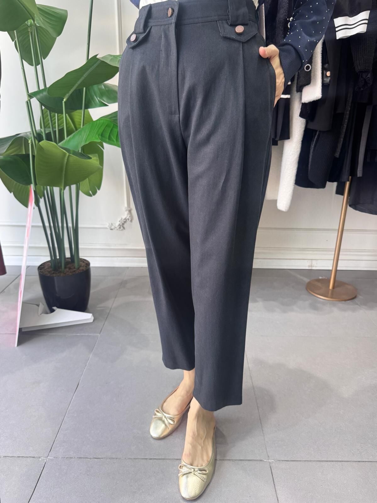 FEMME PANTOLON LACİVERT