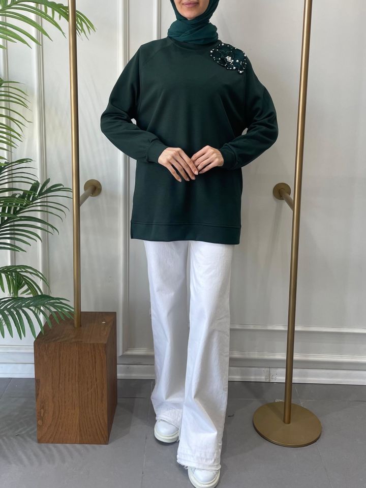 AKSESURALI COMFORT SWEAT ZÜMRÜT