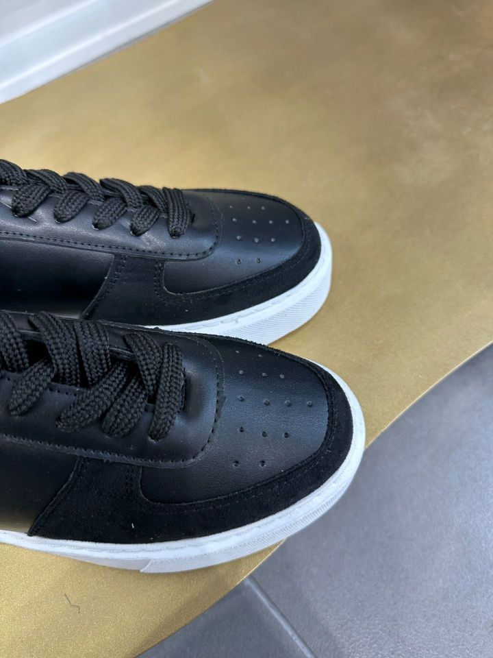 MODA HASEN BAĞCIKLI SİYAH SNEAKERS 39