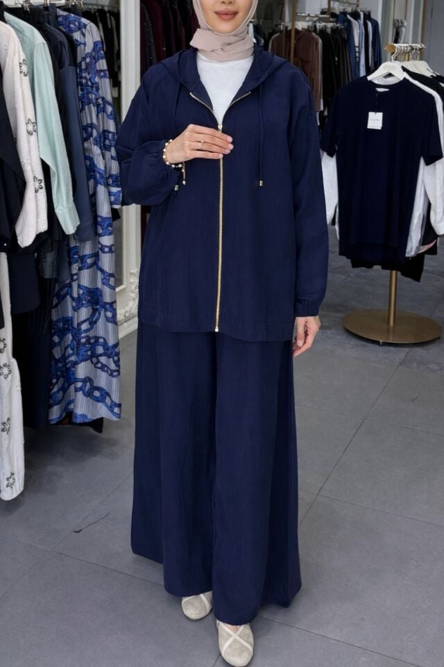 BOL PAÇA FERMUAR TAKIM LACİVERT