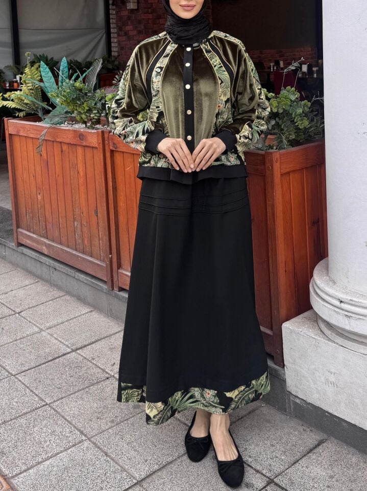 KADİFE ETEKLİ TAKIM