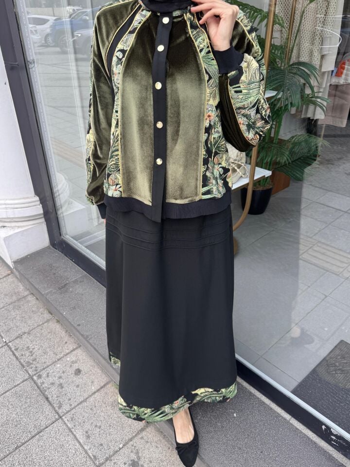 KADİFE ETEKLİ TAKIM