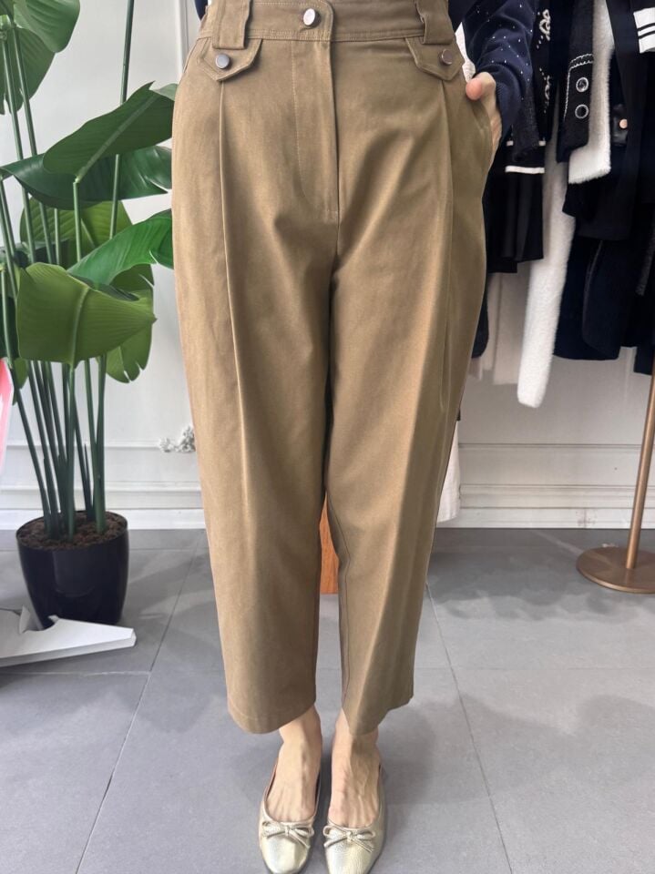 FEMME PANTOLON CAMEL