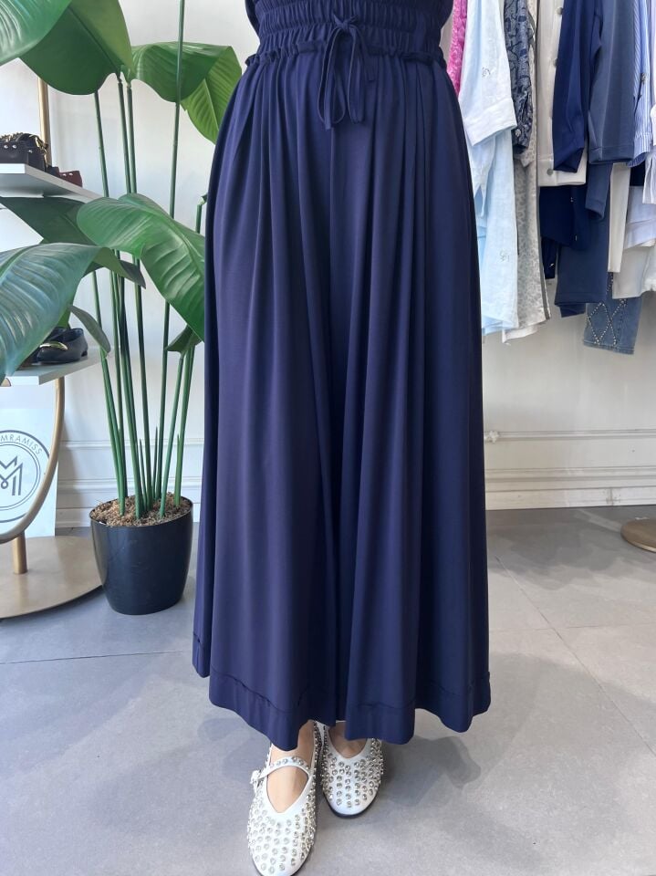 TRİL BOL PANTOLON LACİVERT