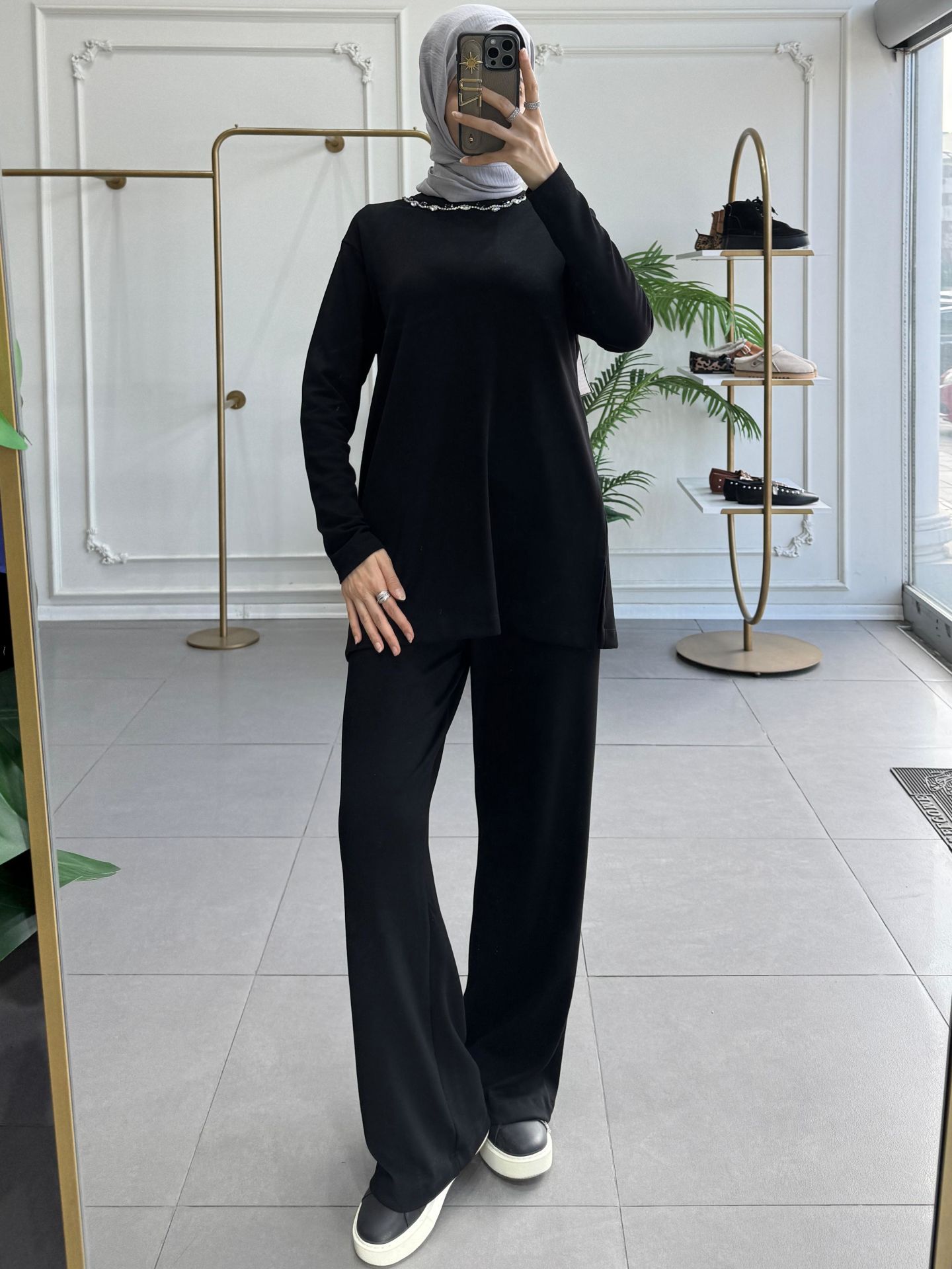 ROCCİOSO COTTON TAKIM SİYAH
