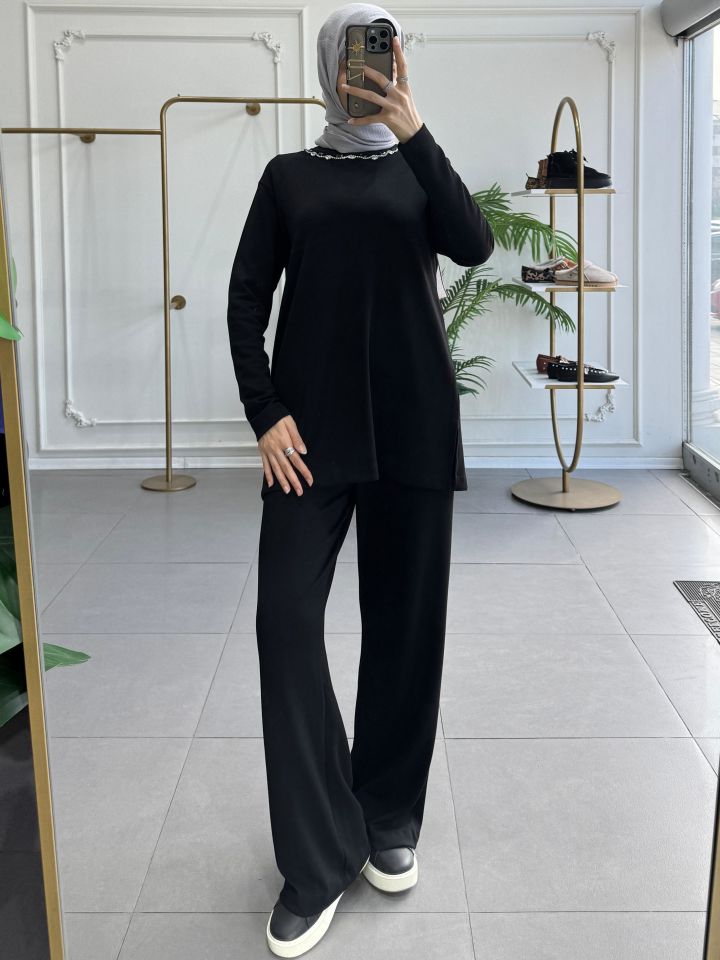 ROCCİOSO COTTON TAKIM SİYAH