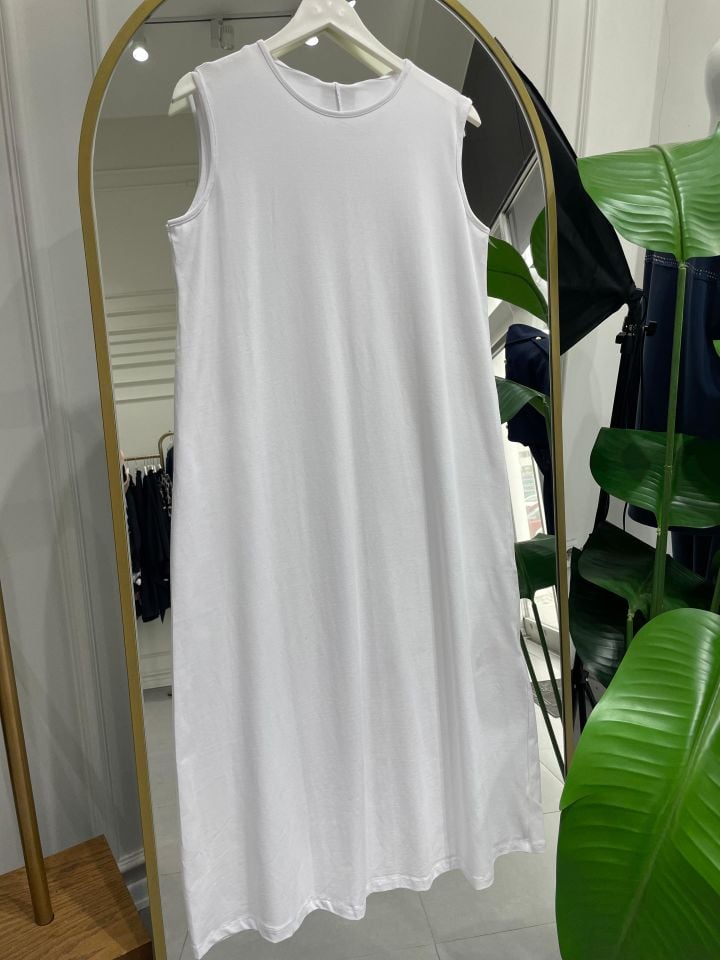 SIFIR KOL UZUN SÜPREM İÇLİK BEYAZ