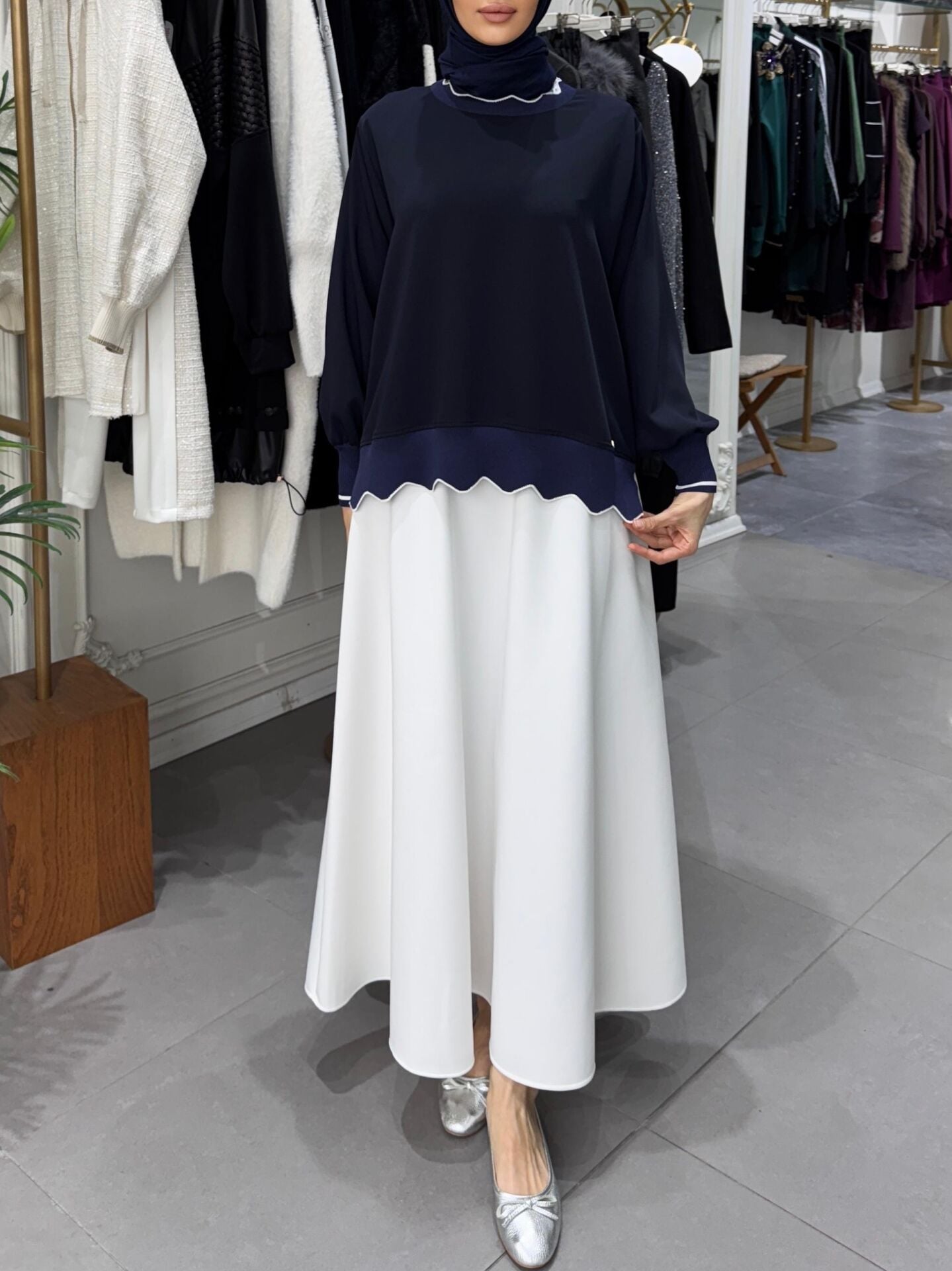 ZİKZAK RİBANA BLUZ LACİ