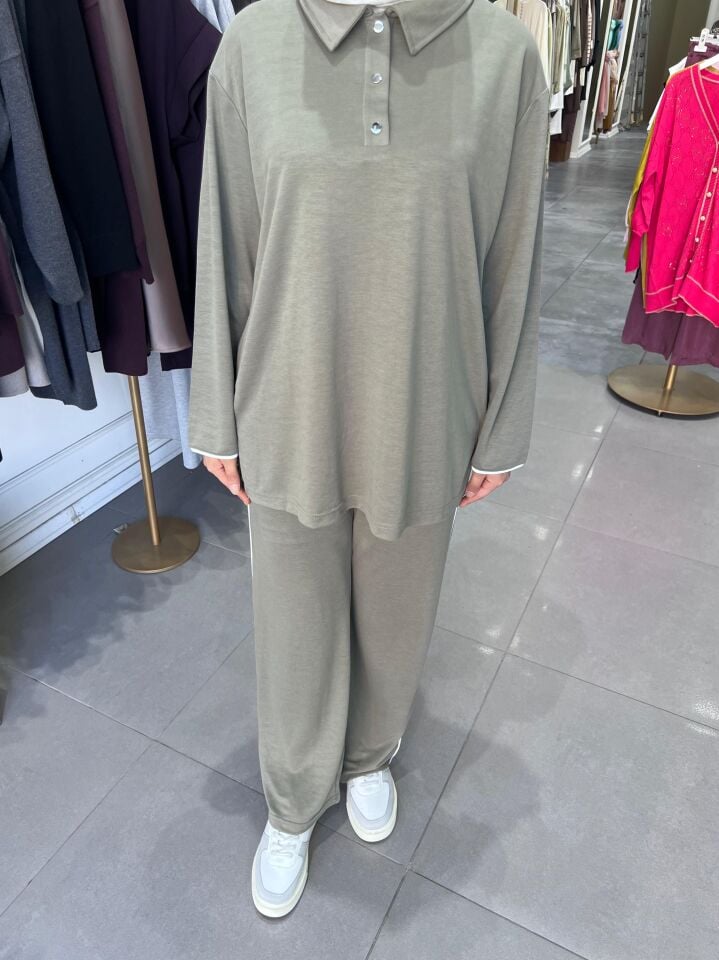 KONTRAST BİYE DETAYLI TAKIM HAKİ