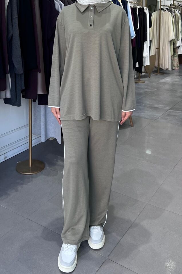 KONTRAST BİYE DETAYLI TAKIM HAKİ