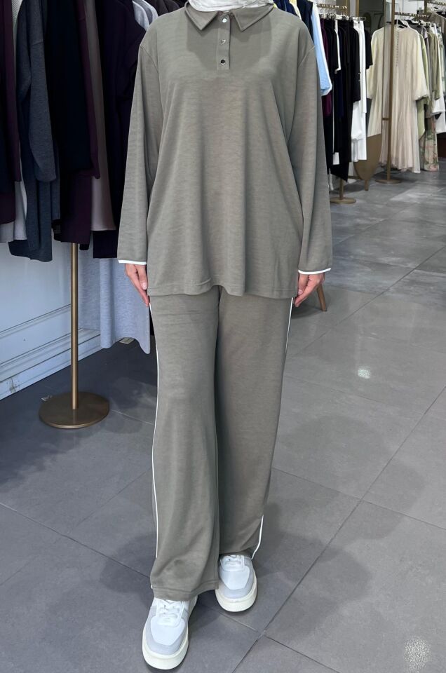 KONTRAST BİYE DETAYLI TAKIM HAKİ