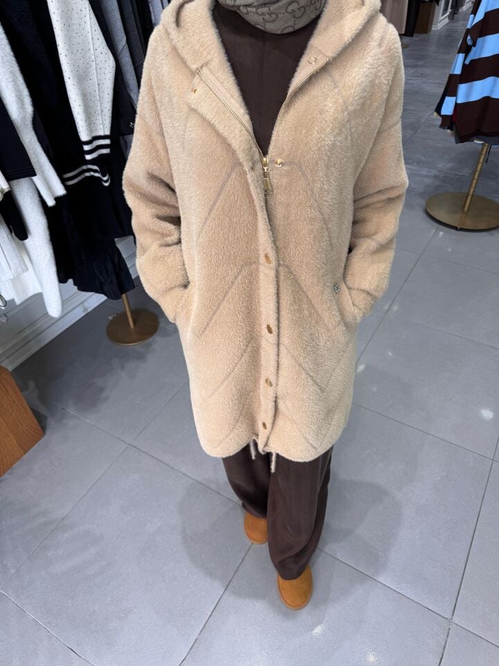 ZİKZAK ANGORA CAMEL