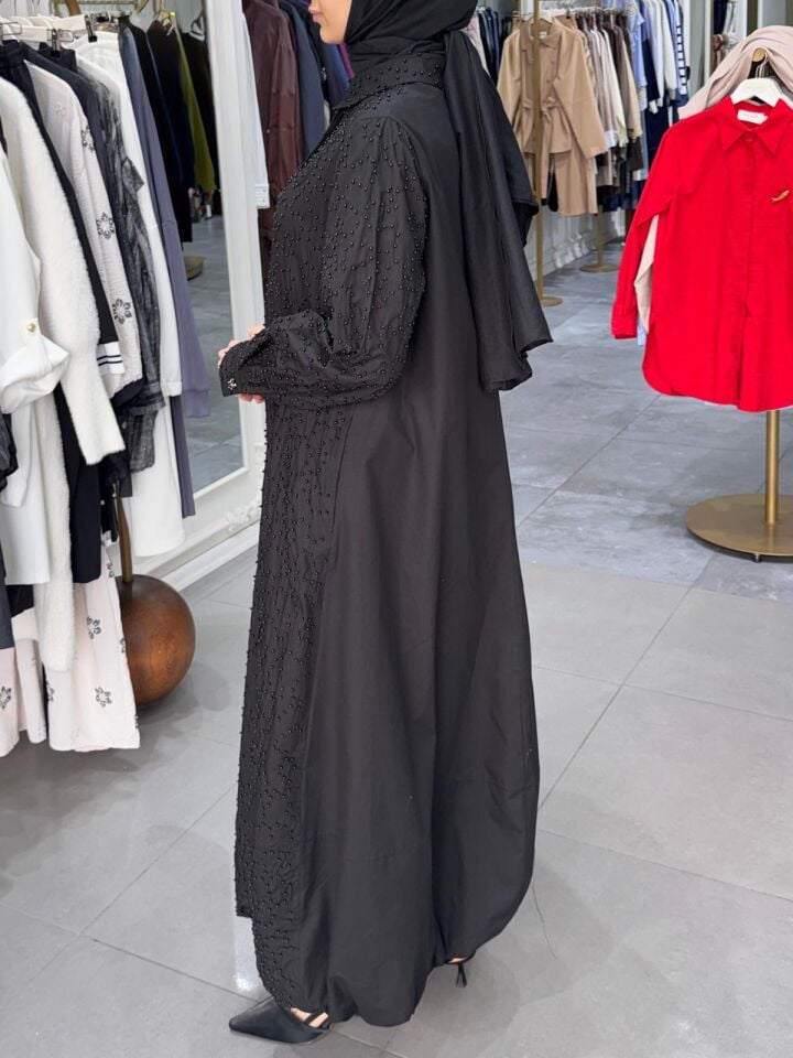 BONCUK İŞLEMELİ ELBİSE