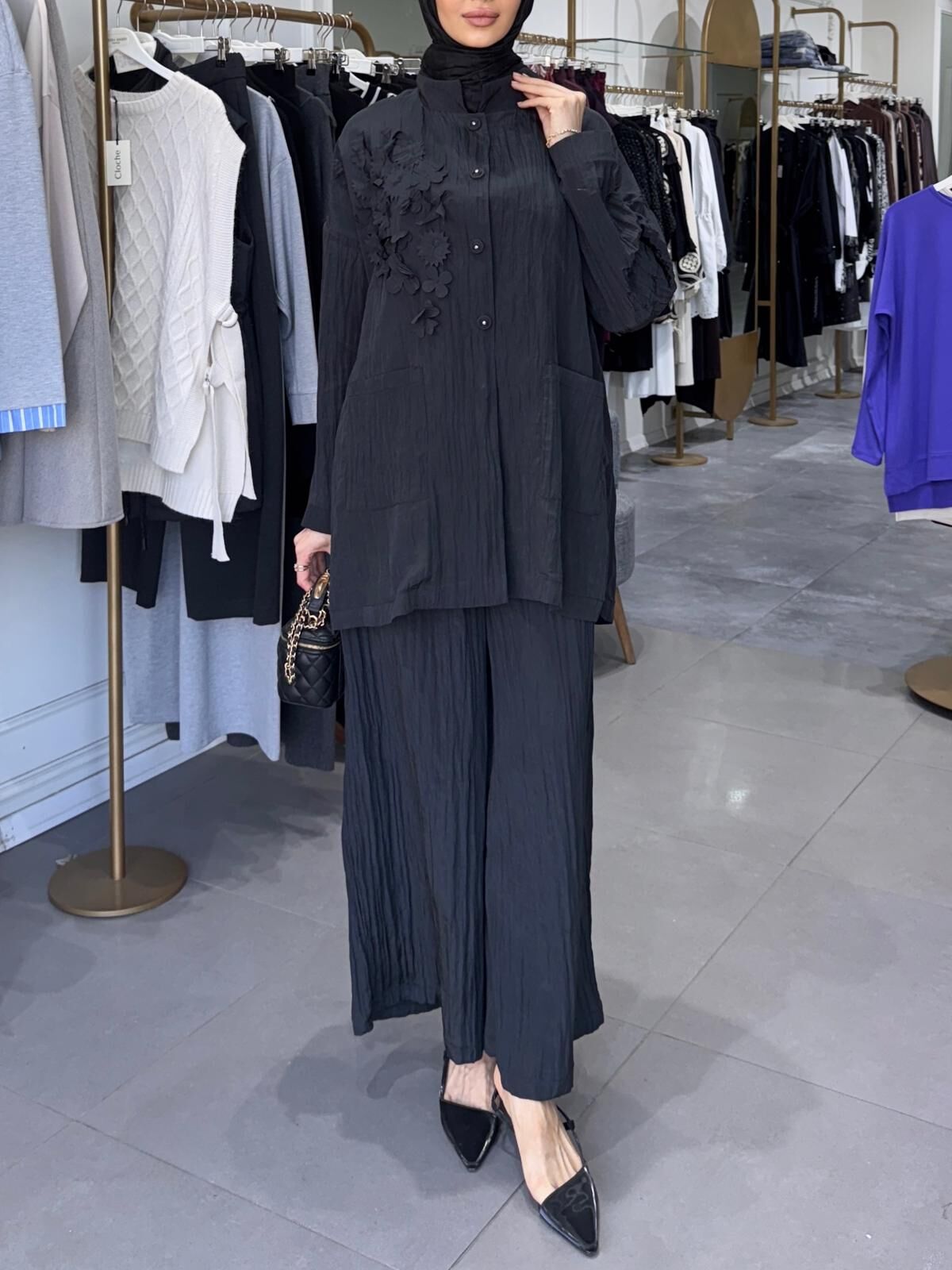 KIRIŞIK TAKIM SİYAH