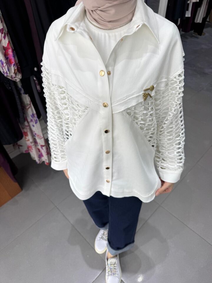 FİLE DETAYLI NEPTÜN BLUZ