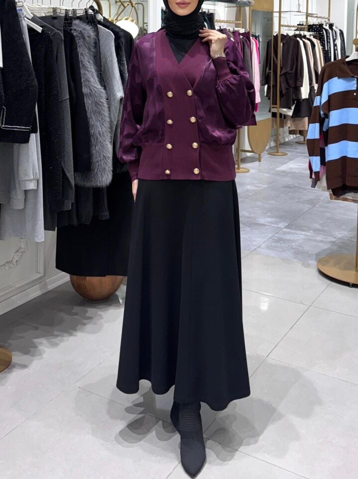 ETEK ÜSTÜ KAZAYAĞI HIRKA MOR