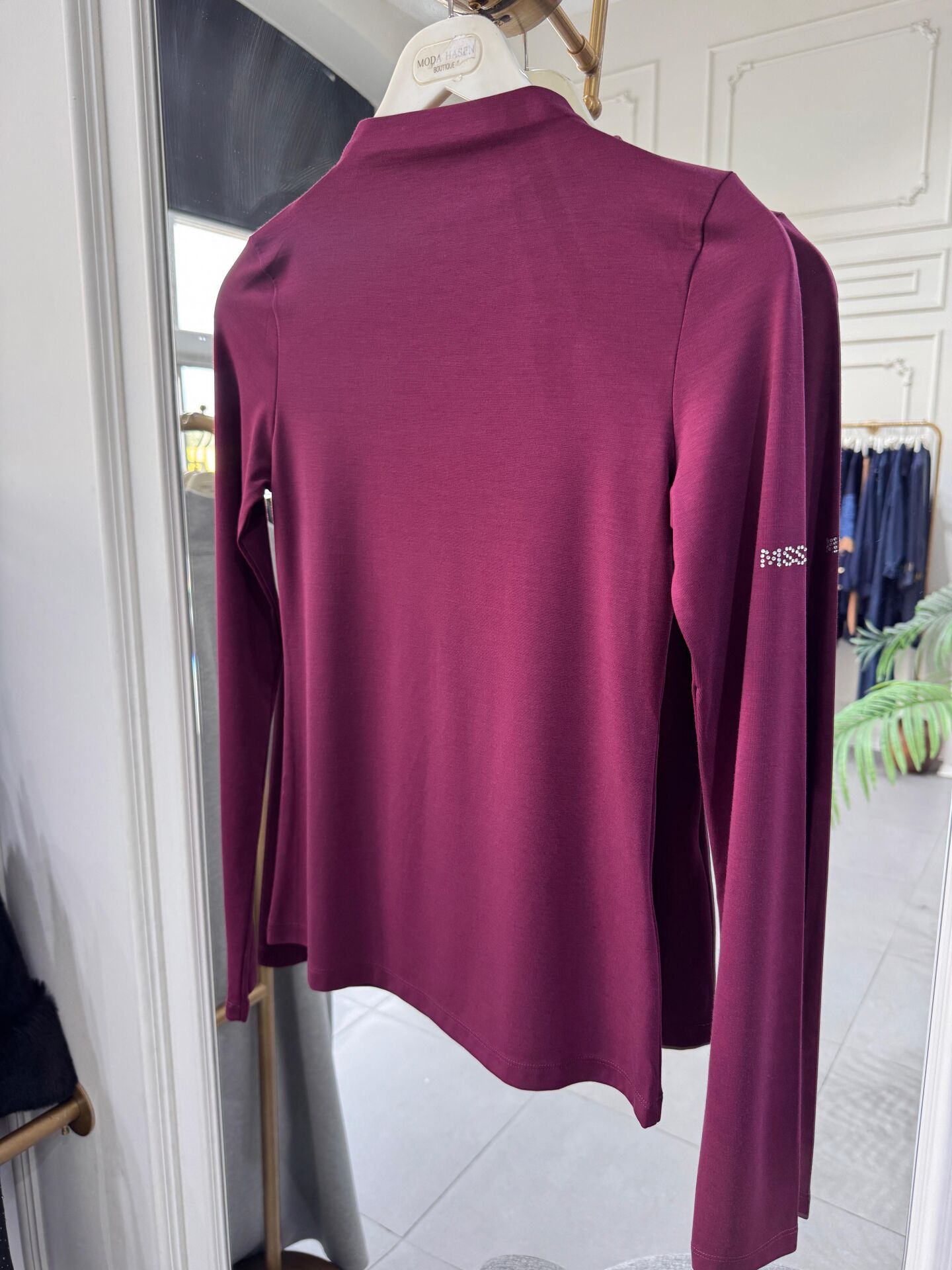 MSSM KOL TAŞLI RAYON BADY BORDO