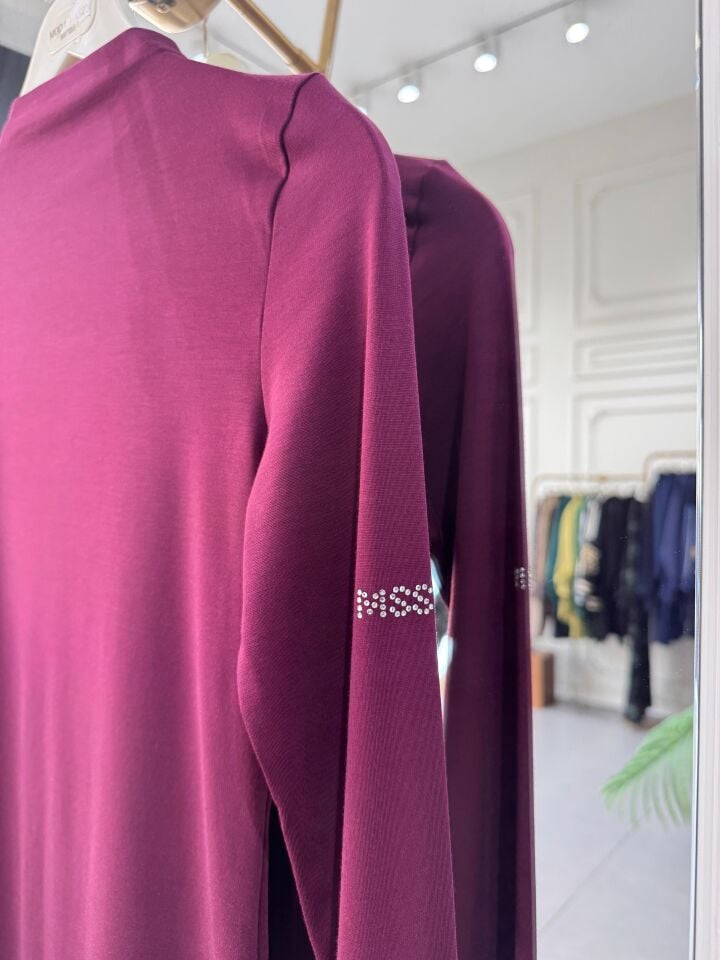 MSSM KOL TAŞLI RAYON BADY BORDO