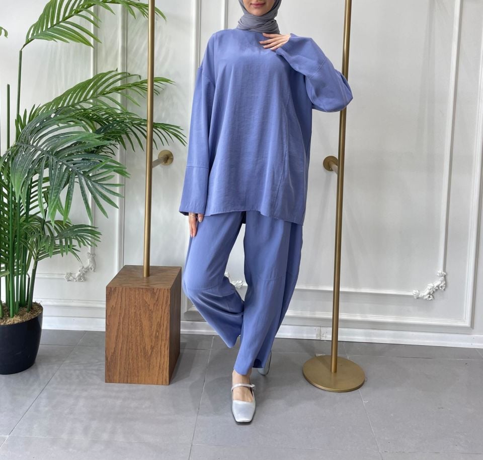 RUBY BLUZ İNDİGO