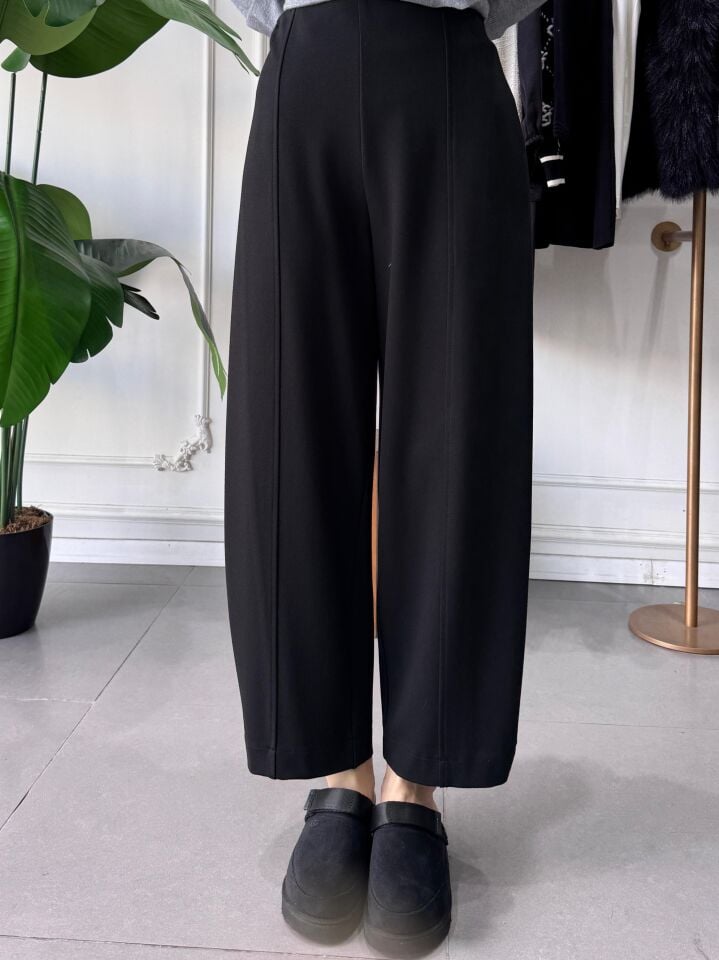 MODAL HAVUÇ PANTALON SİYAH