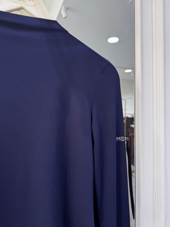 KOL TAŞLI RAYON BADY LACİVERT