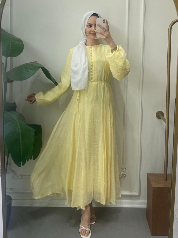 ALYA ELBİSE SARI