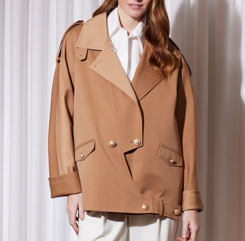 VETRA TRENÇKOT CAMEL