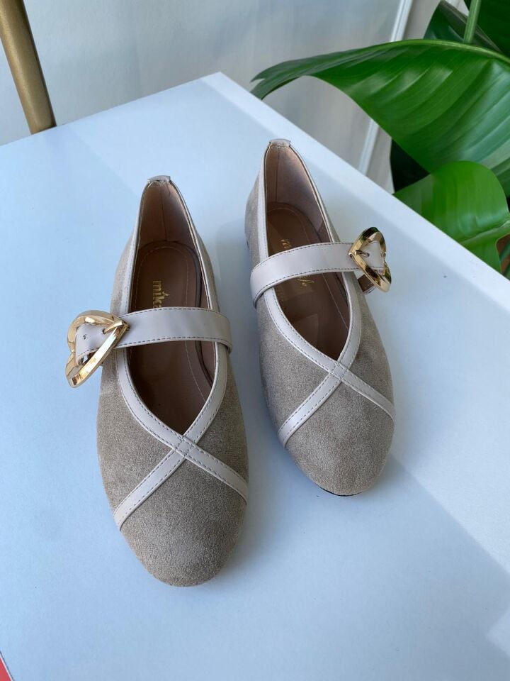 KALP DETAYLI BABET BEJ